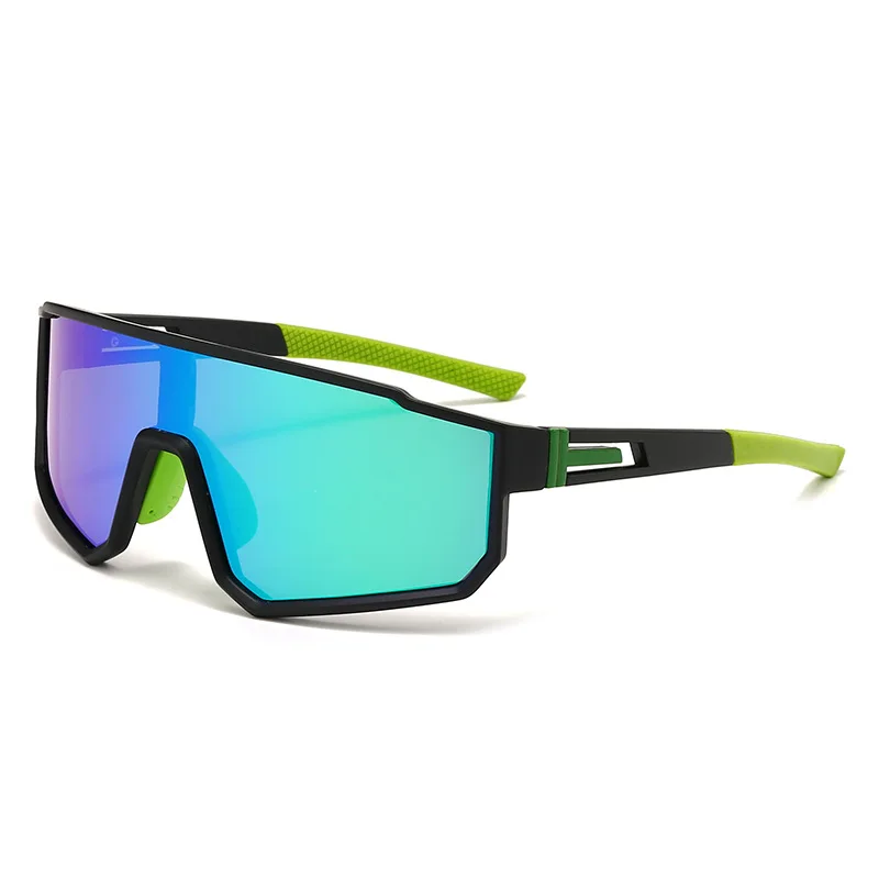 New Fashion Cross-Border Polarized Sunglasses for Men and Women One-Piece Outdoor Riding Sports Glasses for Cycling