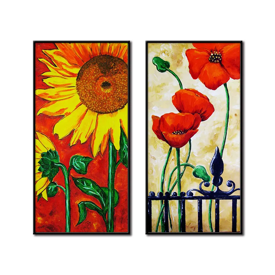 Cross Stitch Kits Embroidery DIY Needlework 11CT Stamped Kit and 14CT Counted Set for Home Decoration Patterns Flowers NCMF057