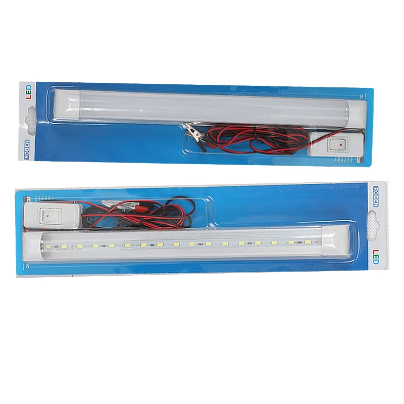 Promotion 5V/12V led tube t8 0.5ft 1ft With 2 m wire clip and switch button for outdoor lighting