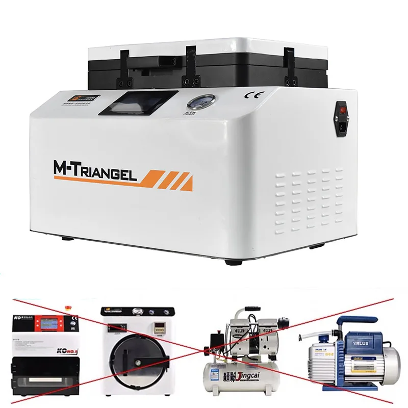 2021 Factory Whole Sale Safty Efficiency 2 In 1 Lcd Refurbishing Machine For Iphone Triangel Mt12 Lcd Laminating Machine