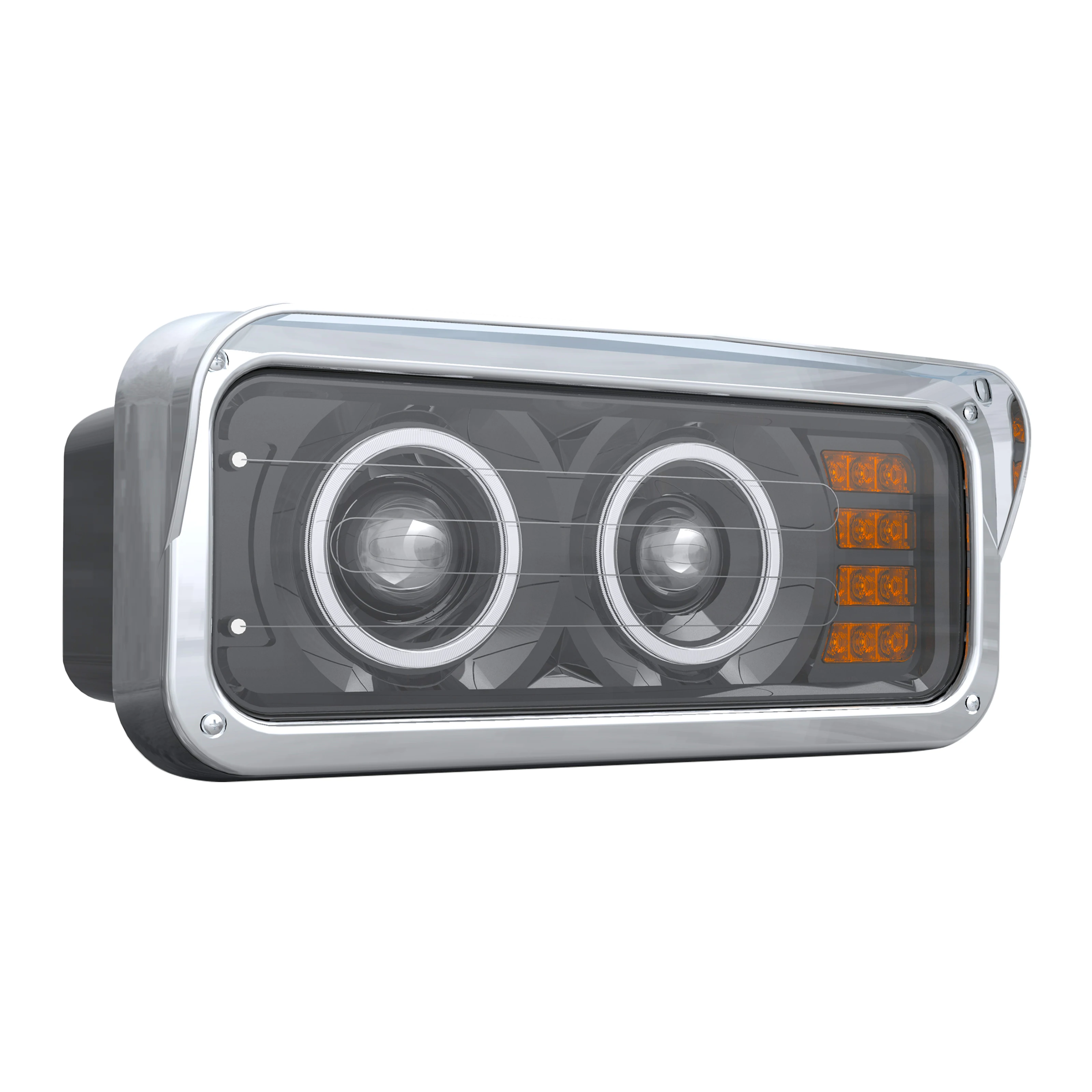 10-30V IP67 DRL High Low Beam Truck Rectangular Headlight H4656 H4651 H4652 H4666 Led Headlight for Kenworth Peterbilt