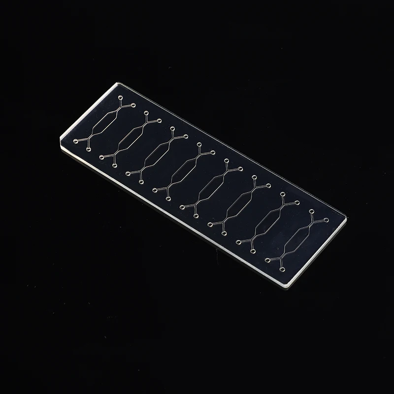 Custom Microfluidic Pdms Droplet Chip Blood Tests Plastic Bio Microfluidic Chips