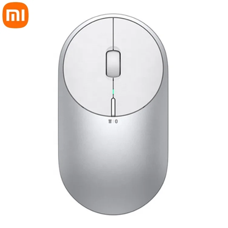 Newest Original Mi Portable Mouse 2 4-dpi 4.0 Rf 2.4ghz Aluminium Metal Abs For Laptop Pc Optical Wireless Xiaomi Mouse