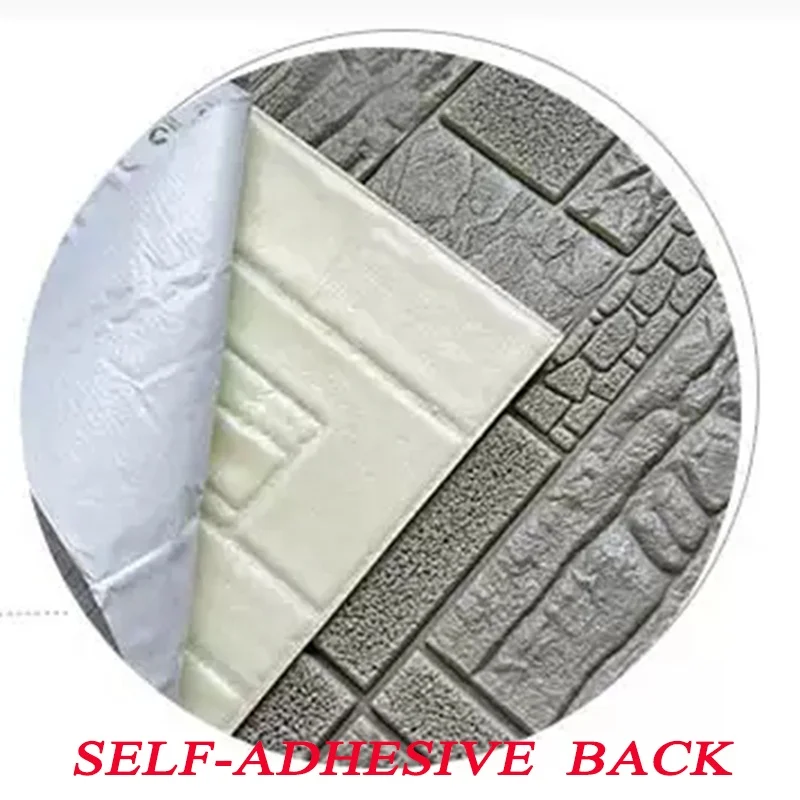 self adhesive foam wall stickers 3d foam wall panels kids room decoration waterproof pe foam wallpaper