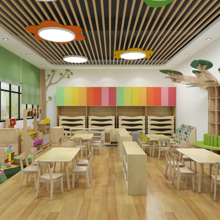 Cowboy preschool classroom layout design kindergarten supplies Montessori furniture
