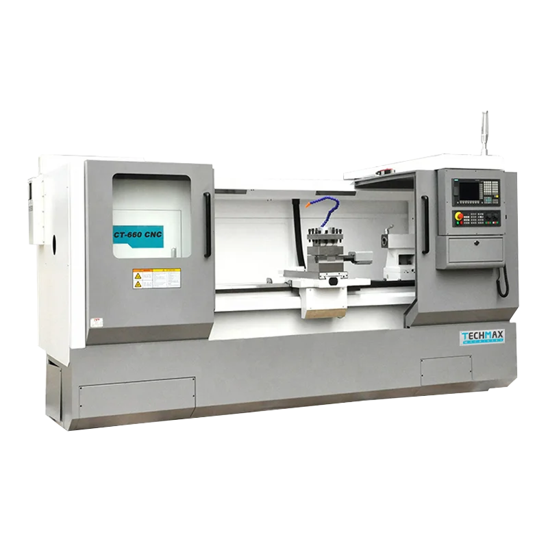 CNC Metal Turning Lathe Machine CT660 Low Cost CNC Lathe