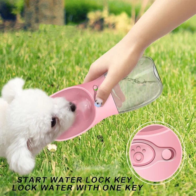 
Wholesale Portable Plastic Travel Outdoor Recycling Dispenser Preform Pet Dog Water Bottle 500Ml Manufacturers For Water 