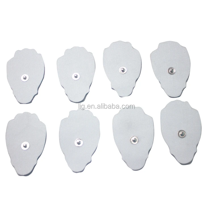 High Quality Reusable Electrotherapy Spare Massage Muscle Stimulator Ten Electrode Pad / Electronic Pulse Massager