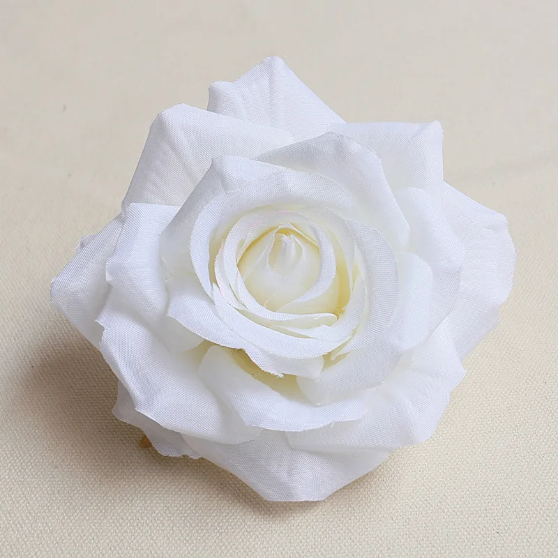 Premium Quality 1pc 10.5cm Artificial Rose Flower Heads for Wedding Birthday Party DIY Cake Accessories Flower Heads Wall Decor