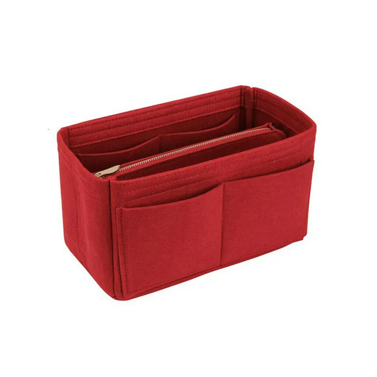 Felt  Purse Organizer Insert Purse Hand bag Organizer Bag in Bag Organizer Fits Speedy Neverfull with Inner Pocket