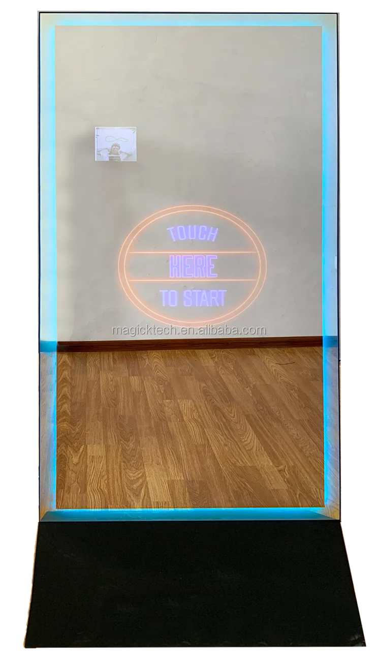  big screen tower mirror photo booth magic