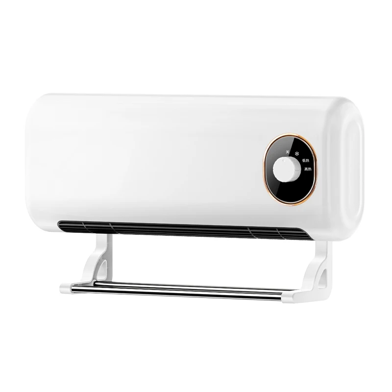 Cheap low noise wall mounted heater home bathroom cold and worm dual use heater