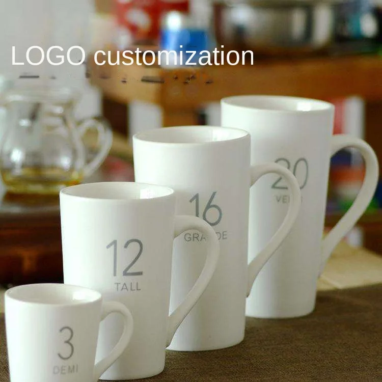 3oz 8oz 12oz And 16oz 20oz Custom Brand Matte White Porcelain Coffee Water Tea Mugs Ceramic Mug And Cup For Coffee
