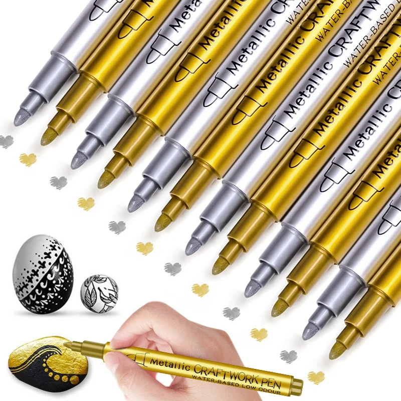 Signature Pen Gold Silver Craft Pen DIY Momofuku Momoshi Drawing Water-based Paint pen