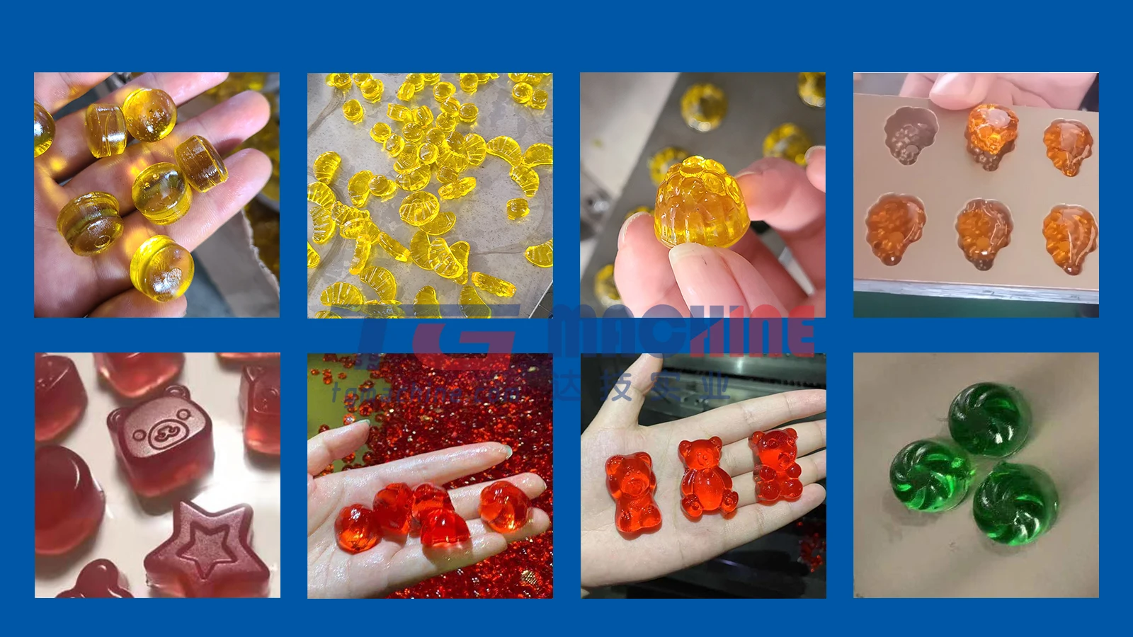 CE certified European best-selling automatic nutritional supplement pectin candy production line equipment