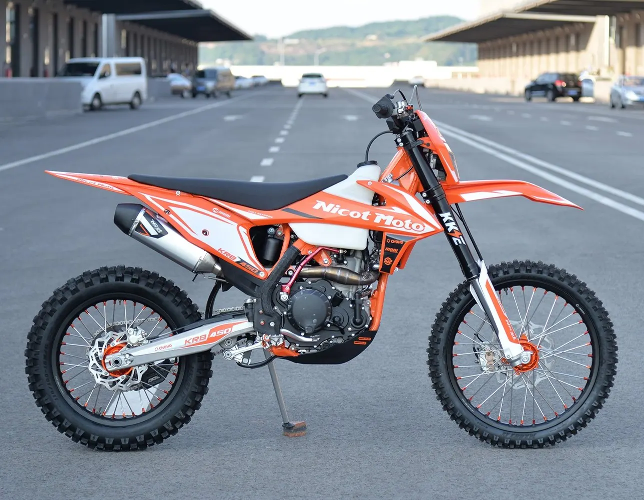 Никот KF300S 174MN в натуральную величину водяное охлаждение двигателя 4 тактный 300cc Байк внедорожный мотоцикл мотокросс способный преодолевать Броды для