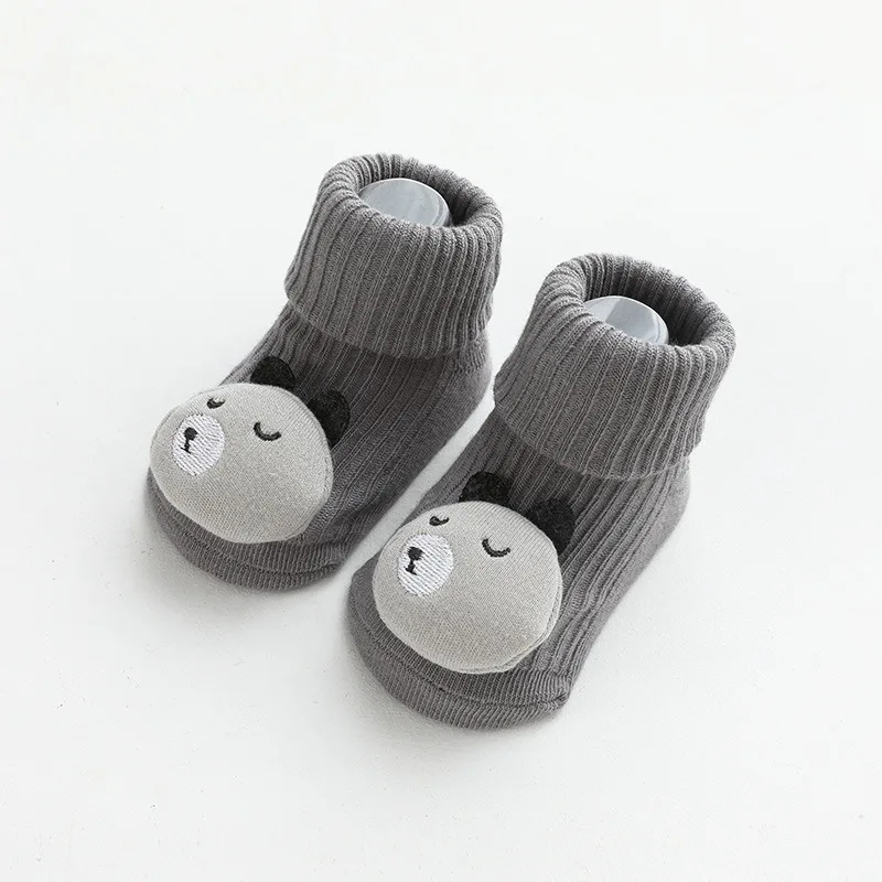 Winter Cute Cartoon Accessories Baby Stocking Cotton Household Warm Knitted Kids Socks Toddler Antislip Floor Socks