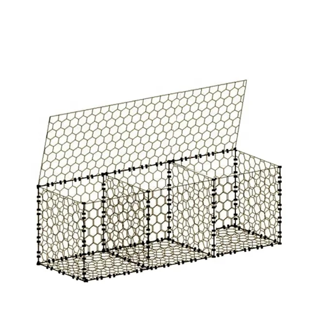 Best Selling 2.7mm woven gabion mesh box gabion walls hexagonal gabion net