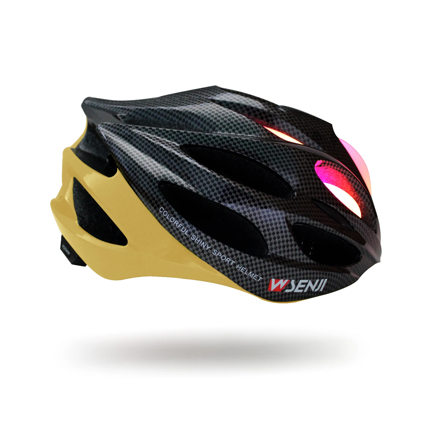  LED Riding Bicycle Helmet Night Reflective Rode Safety Electric Bike