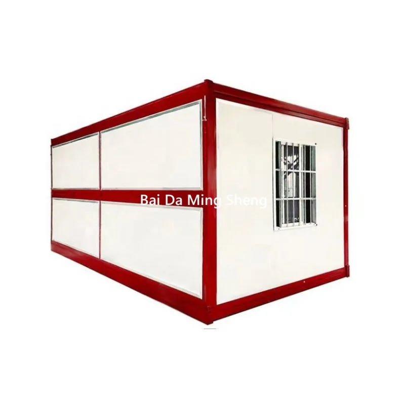 Fast build prefab house 20ft 40ft modular folding container house camping foldable small tiny container house home office