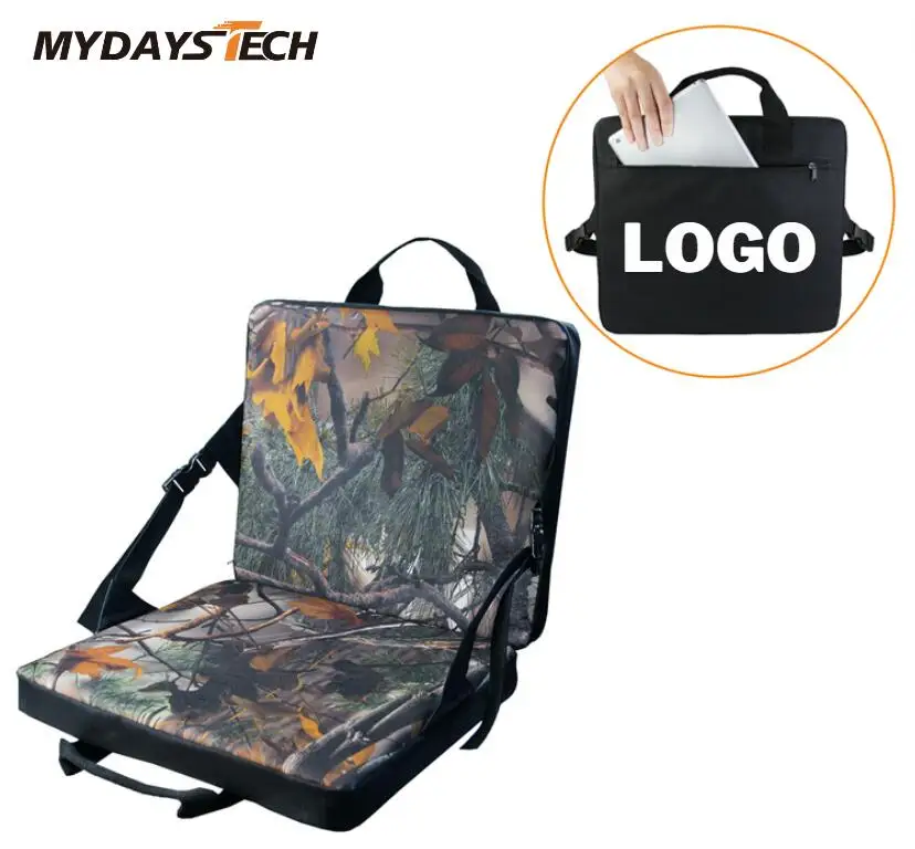 Mydays Tech 3D листовая камуфляжная переносная подушка для сидения стадиона с поддержкой спины путешествий кемпинга охоты