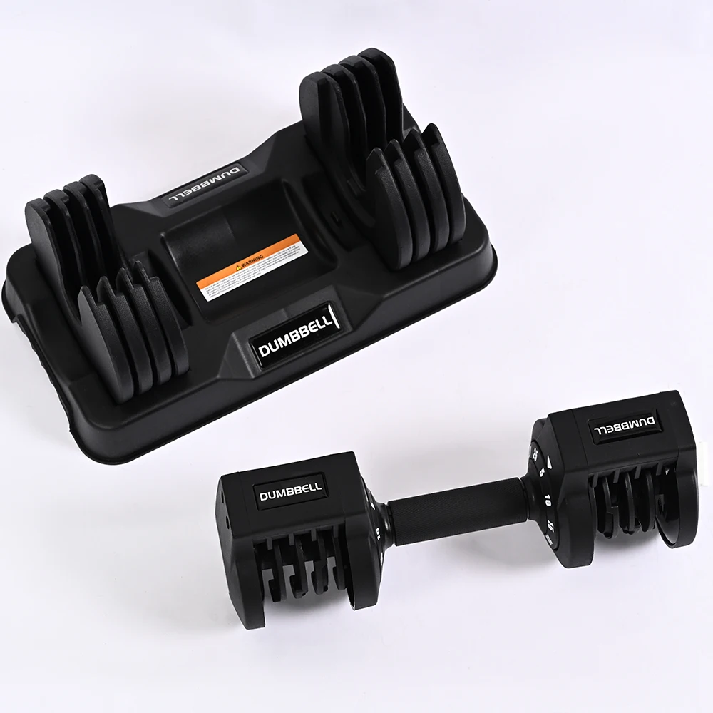 25 lbs with Fast Automatic Adjustable and Weight Plate for Body Workout Home Gym adjustable dumbbell adjustable