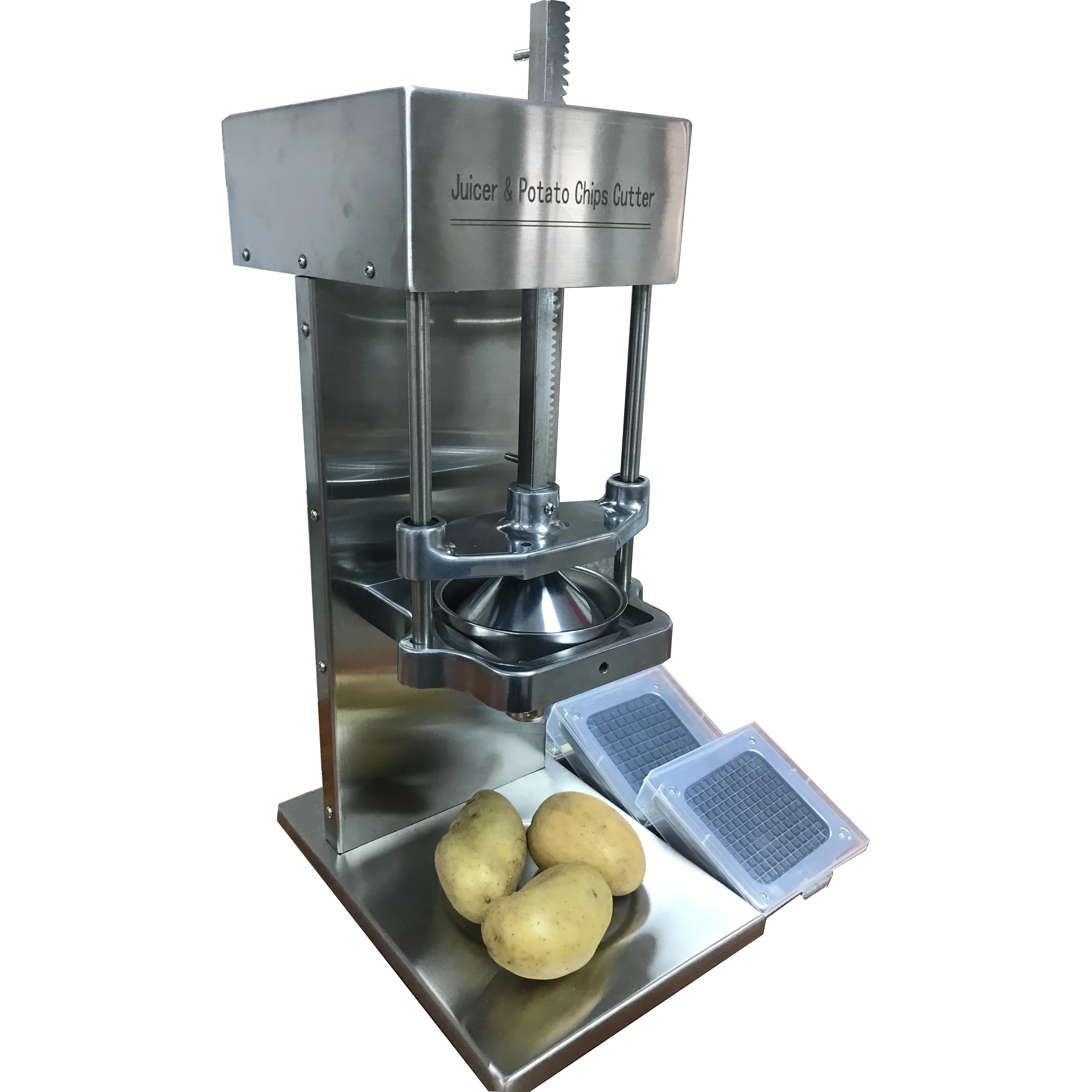 Food Grade Stainless Steel French Fry Maker /Potato Slicing Making Machine/  Potato Chip Stick Cutter Slicer Machine