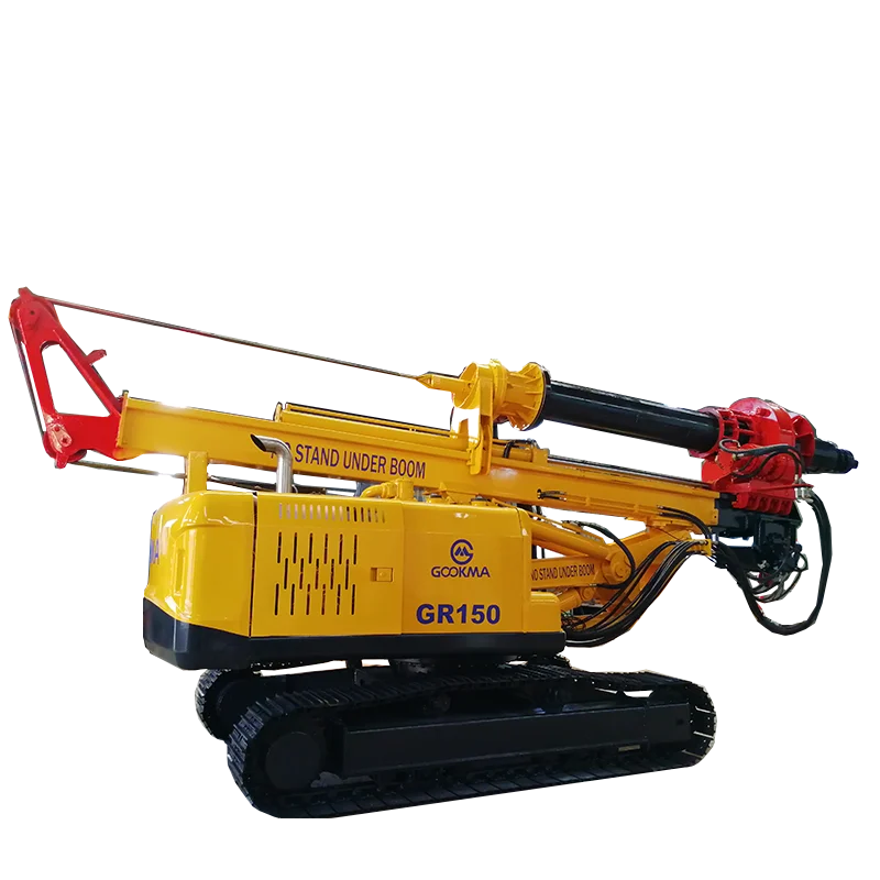 Construction machinery vertical drilling rig 15m piling machine crawler rotary drilling rig for water well drilling