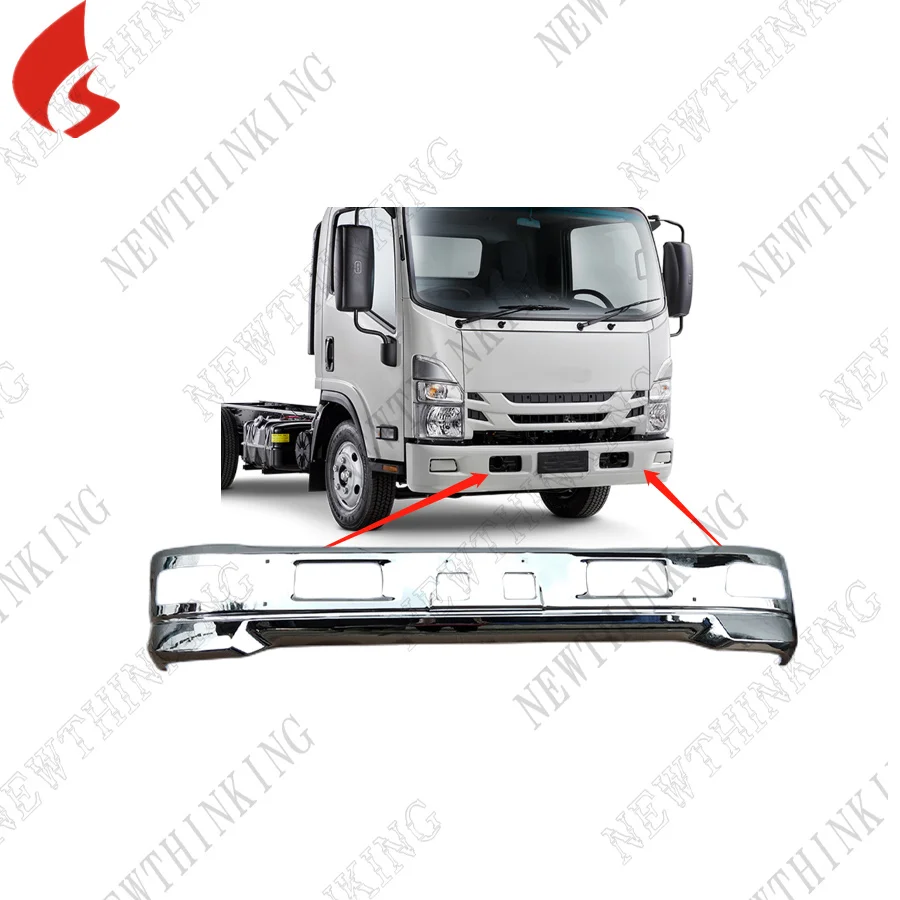 NEWTHINKING Auto Car Part Chrome Front Bumper Fast Dispatch Silver Color for ISUZU 700P Body Parts Shanghai WHITE OEM 15 Days