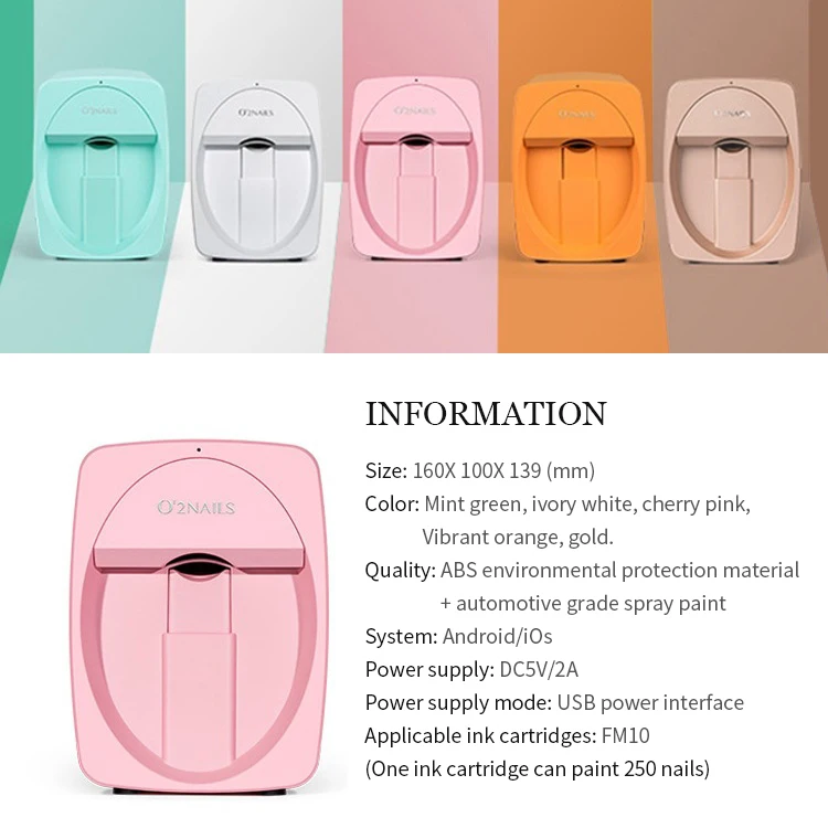 2022 Nails nail printer Artifical Art Polish Printing Machine DIY Digital Nail salon