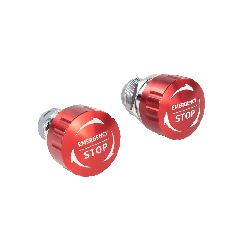 19MM maintained board red mushroom metal rotary latching power control switch waterproof emergency stop button switch