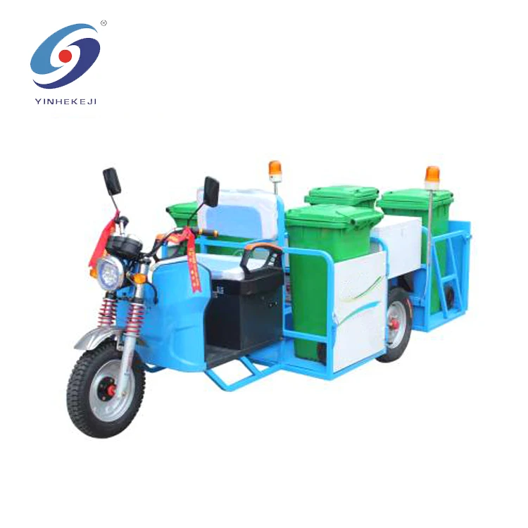 
Electric Three Wheel Small Rubbish Collector Garbage Truck For Sale 
