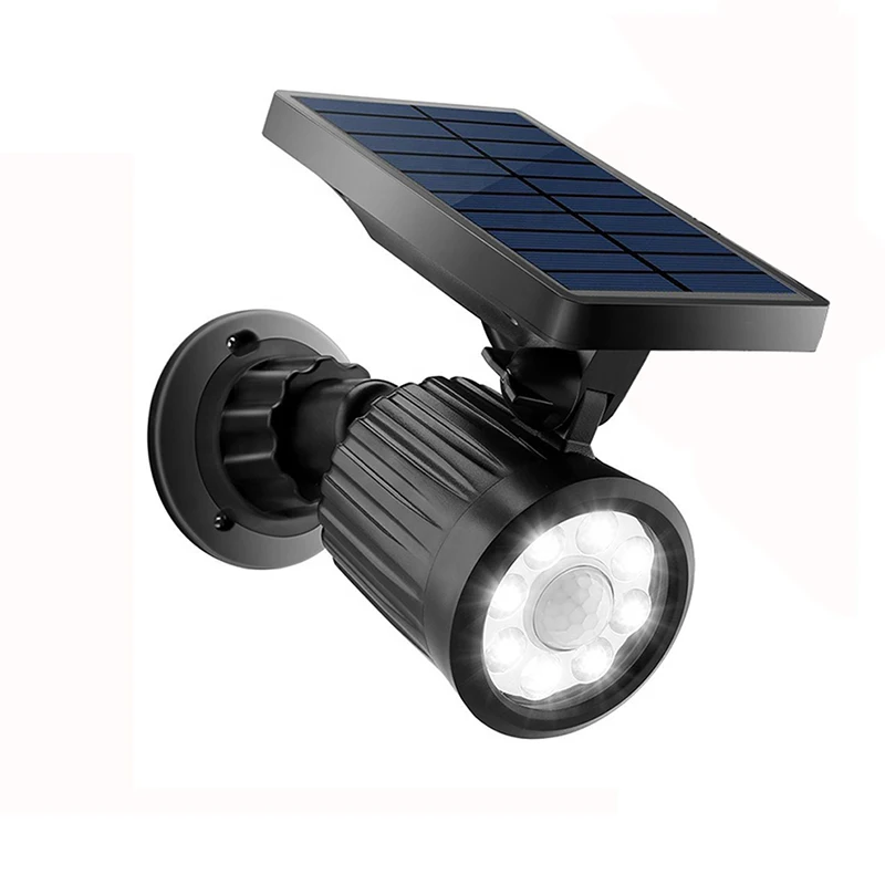 Outdoor Waterproof Solar Motion Sensor Powered LED Wall Light Solar Powered LED Wall Mounted Light