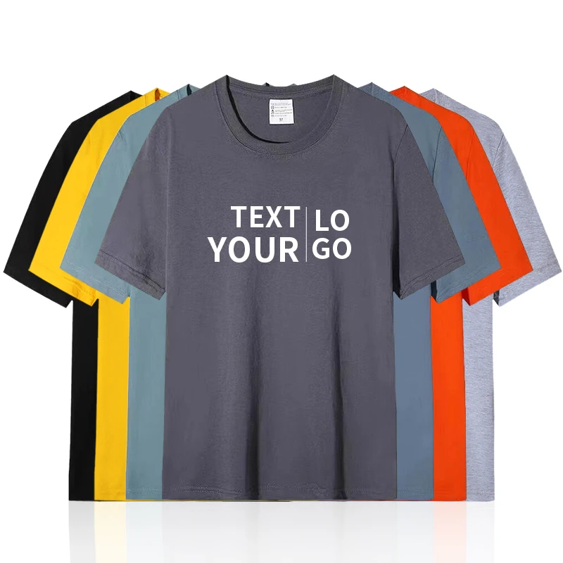 Custom heavyweight t shirt over plus size t-shirts mens tee shirt 100% cotton blank plain mock neck oversized tshirt for men