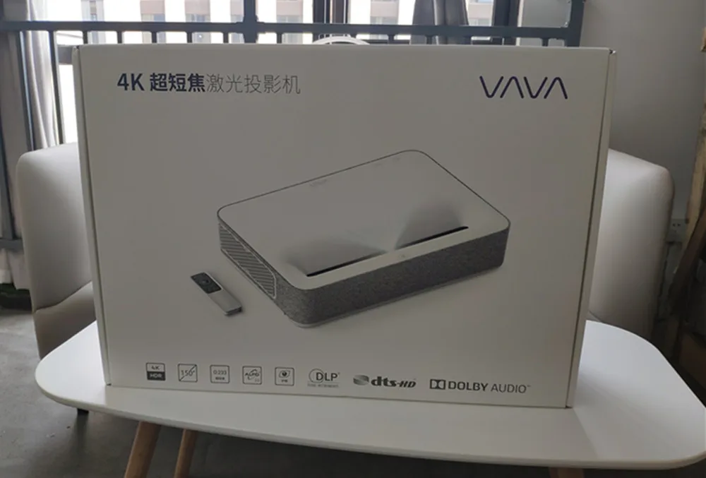 VAVA 4K UST лазерный проектор, ультракороткий лазерный проектор 4K 3D проектор