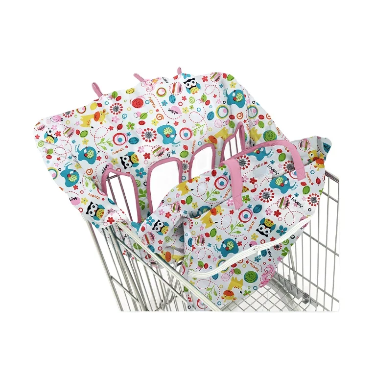 Foldable Portable Seat 2-in-1 Infant Shopping Cart Cover Wholesale Baby Grocery Cart Cover