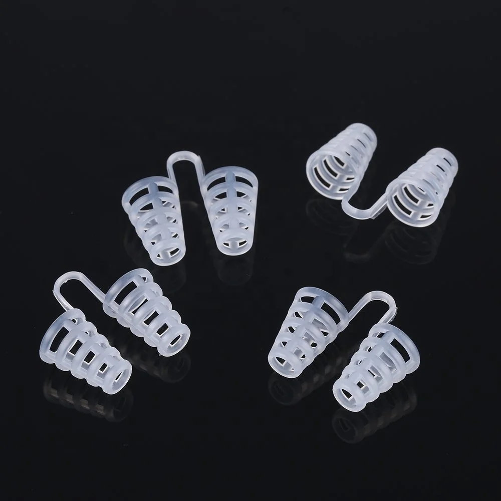 Set of 4 Premium Anti-Snoring Nose Vents Sleep Aid Device Stop Snoring Night Sleep Nose Clip Device Anti Snore Nasal Dilator