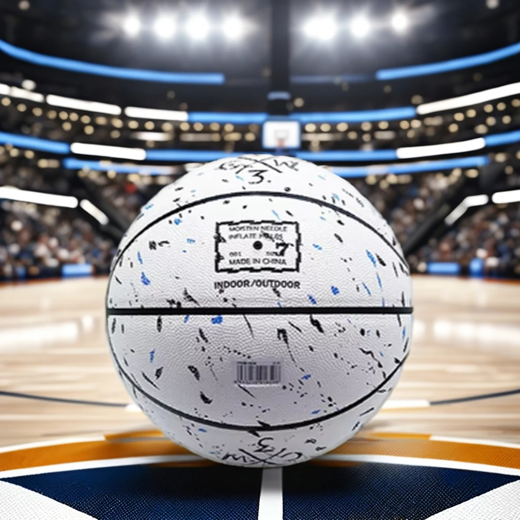 Custom Logo Basketball Training Ball for Kids Made of Leather and PVC Material with Printed Color Rubber for Sports Training