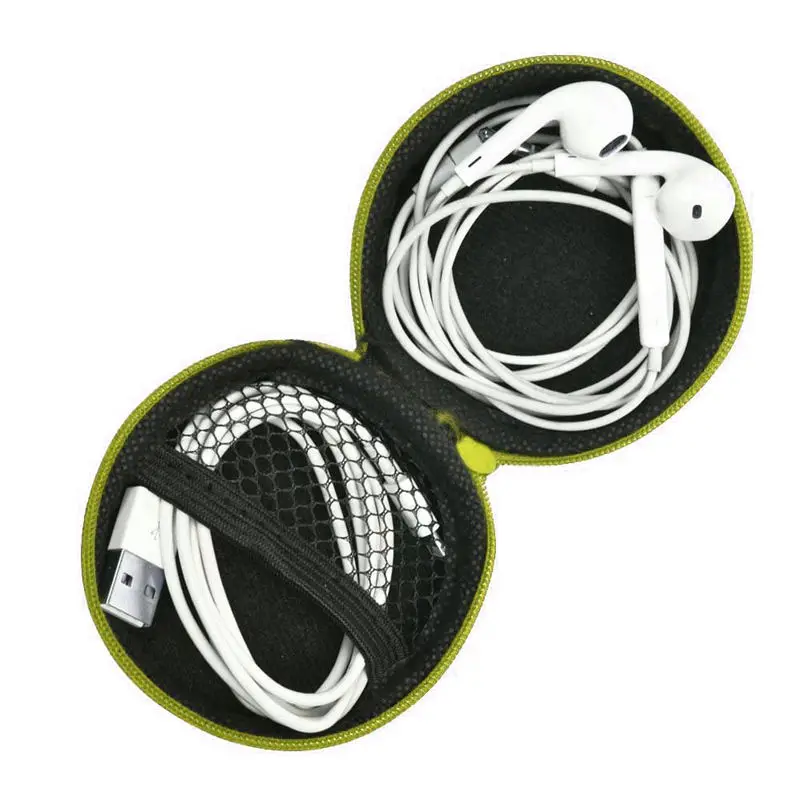 Cheap EVA Earphone Case High Quality Headphone Bag Waterproof EVA Ear Phone Storage Bag Portable Customized Brand Logo
