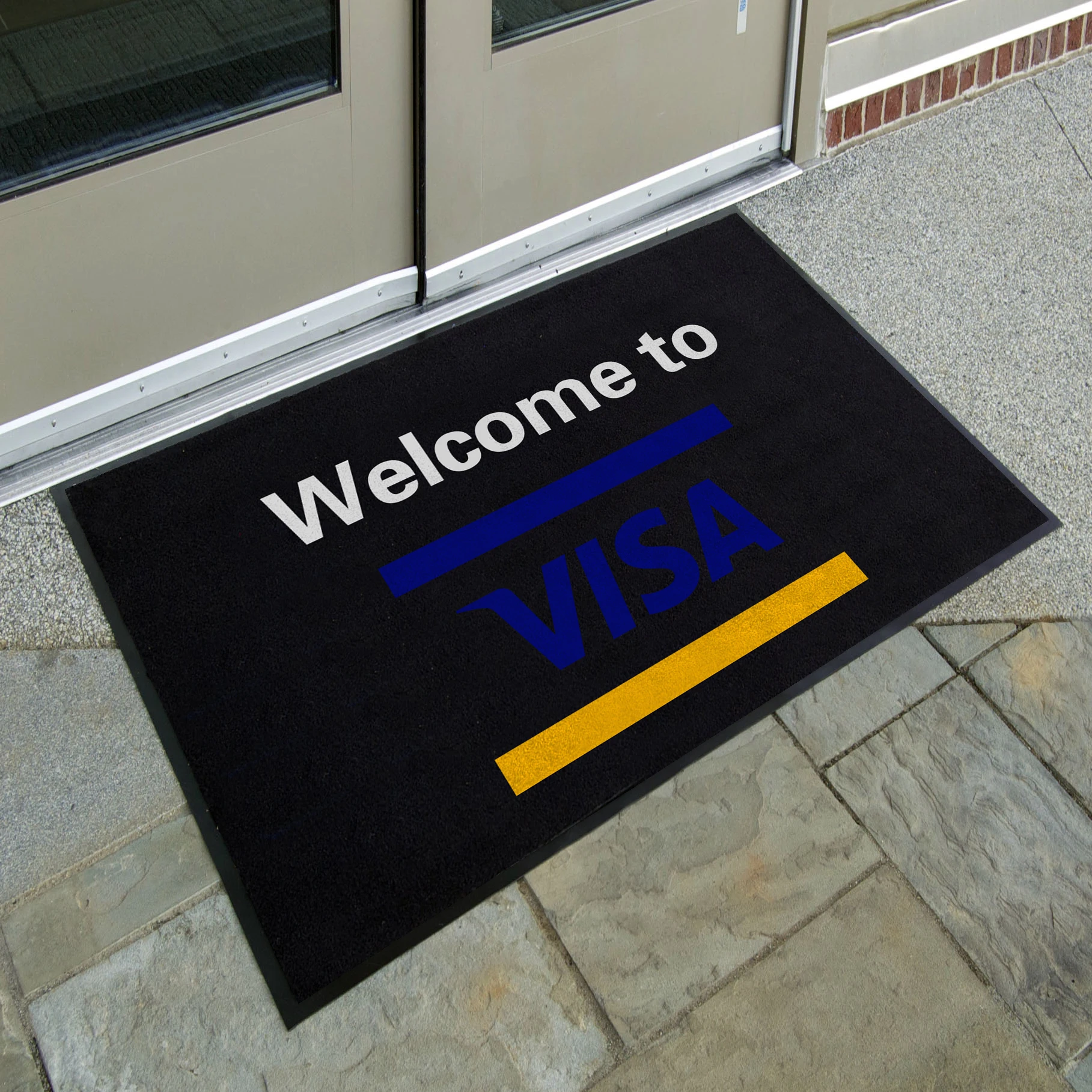 Custom Personalized Impression Printed Business Brand Advertising Large Commercial Logo Welcome Mats