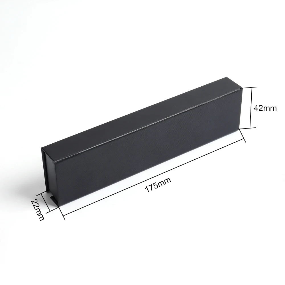 High Quality Black Rigid Cardboard Boxes For Watchband Storage Luxury Gift Paper Box Watch Strap Case Packaging