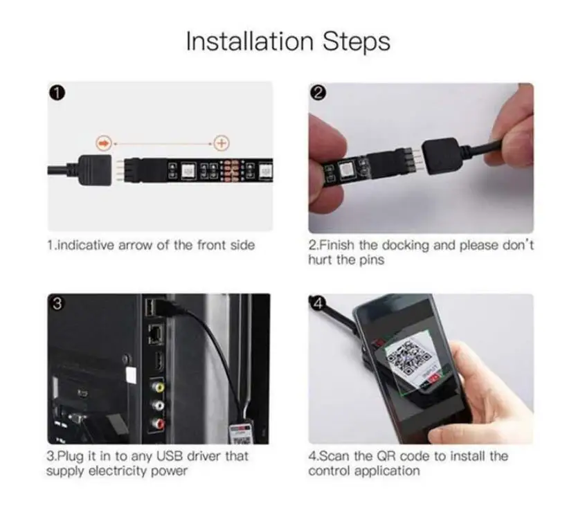  USB 5 в RGB светодиодный музыкальный контроллер app для rgb-ленты с режимом 1600 млн. цветов DC5V -24V светодиодной