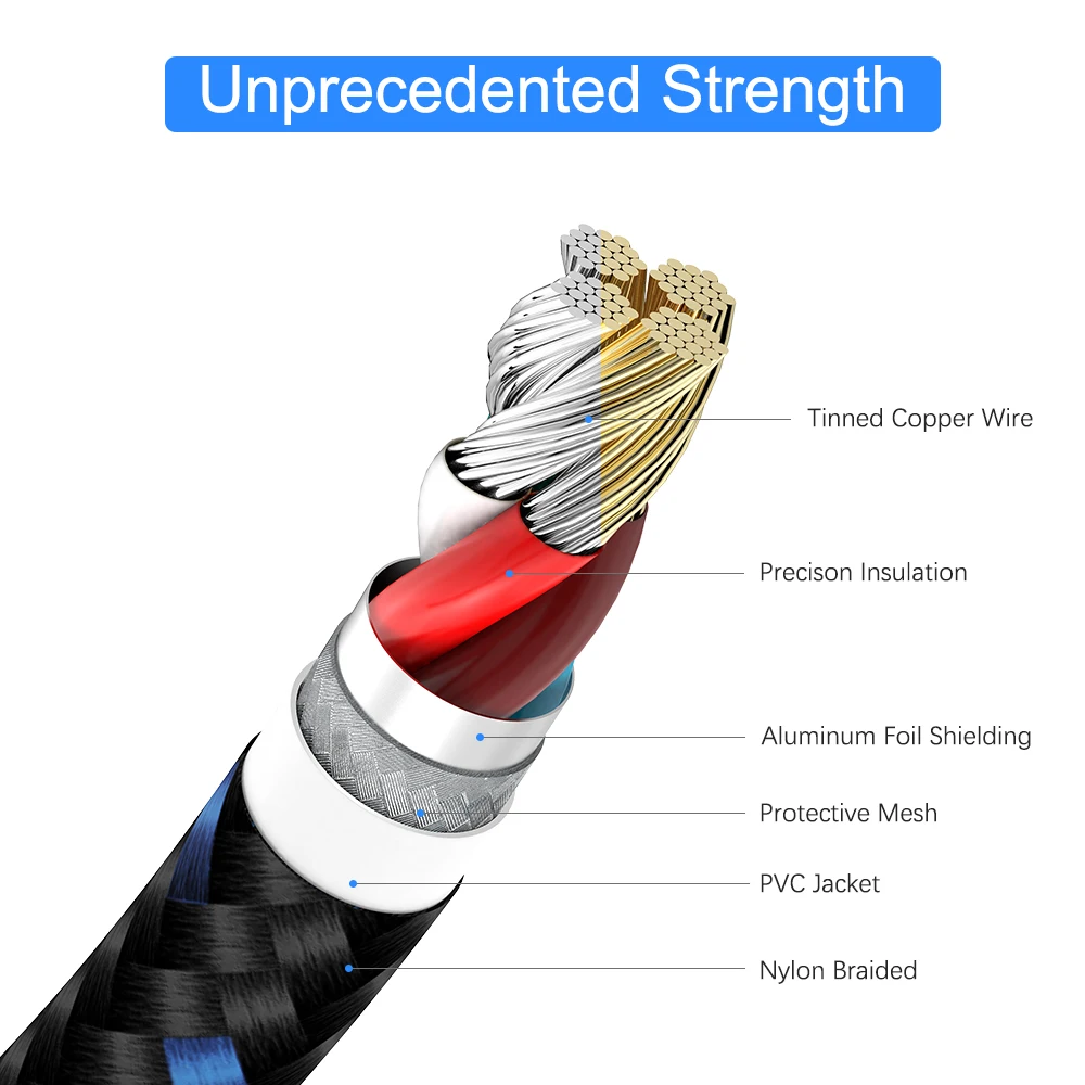 Mfi Lilghtning Cable Braided For Foxconn Cable Mfi Magnetic Cable
