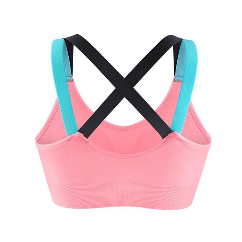 High Quality Designer Custom Fitness Wear Gym Workout Adjustable Strap Sports Yoga Bra For Women