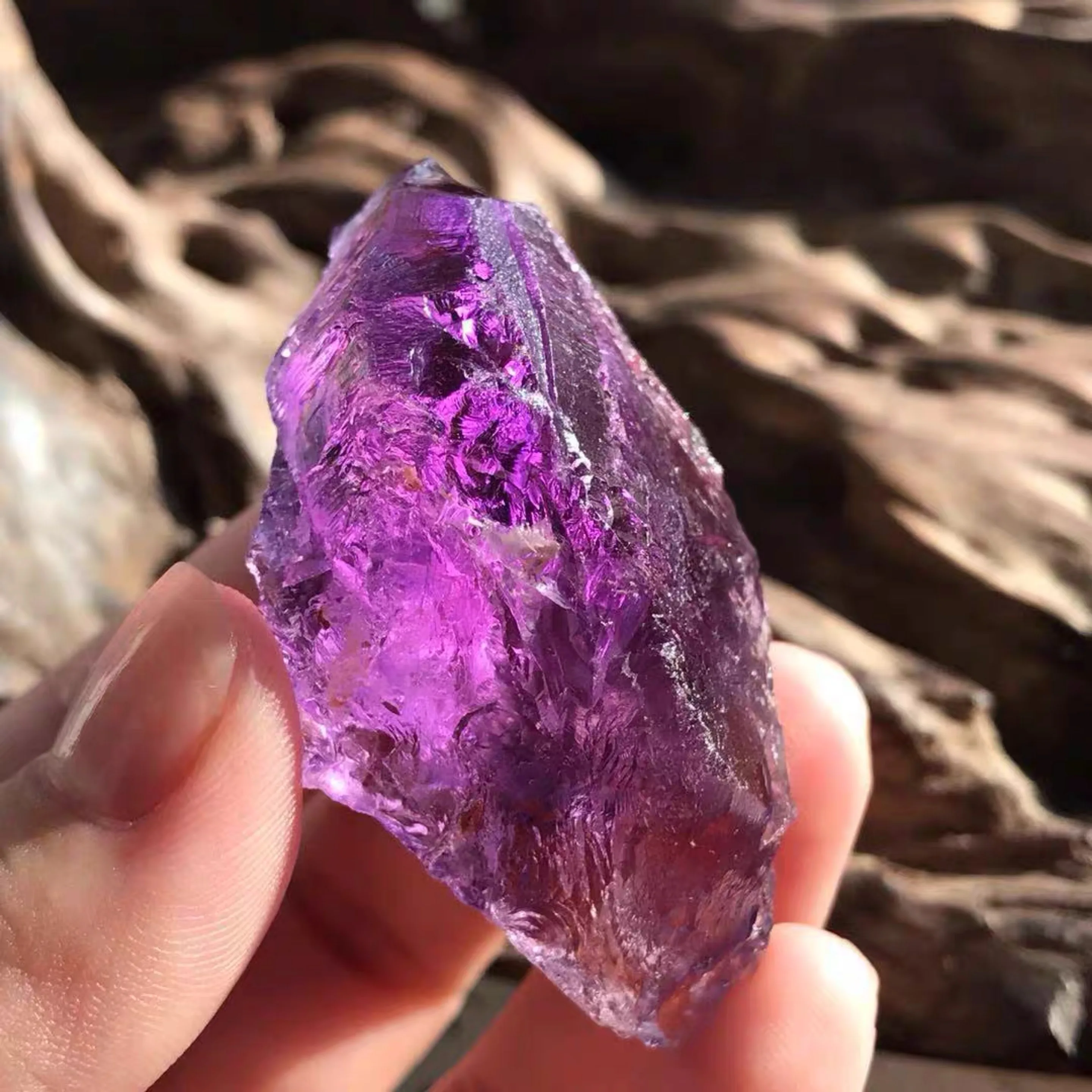 
TOP Natural Raw Rough clear amethyst gemstone Crystal Healing Stone for sale 