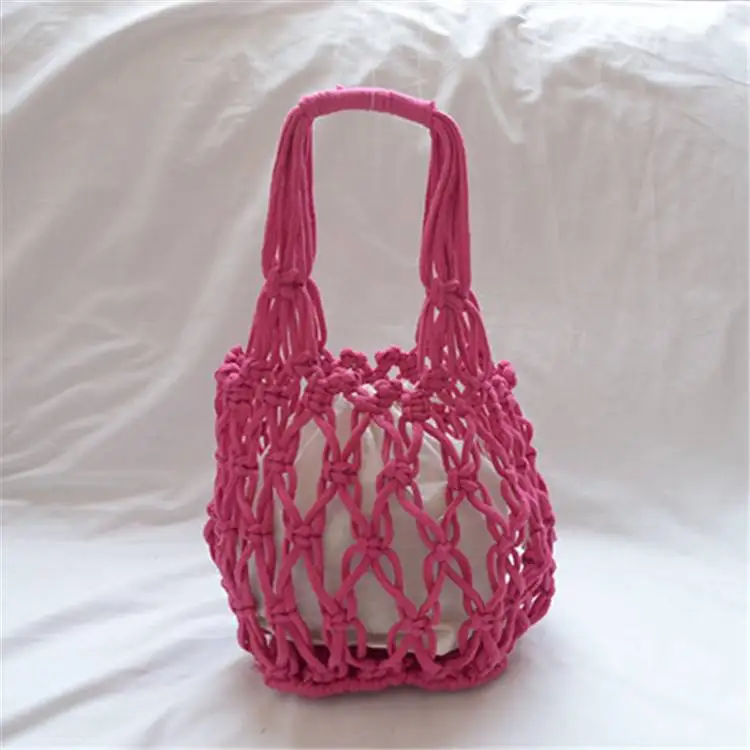 Personalized Beach Boho Bride Gift Macrame Crochet Bag Bachelorette Party Women Tote Bags