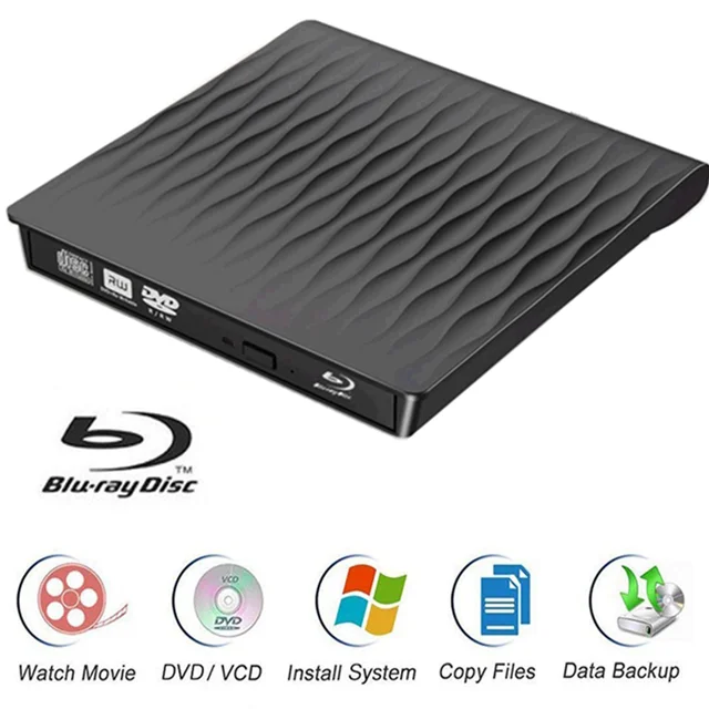  Портативный DVD-проигрыватель blu-ray USB 3 0 внешний dvd-проигрыватель