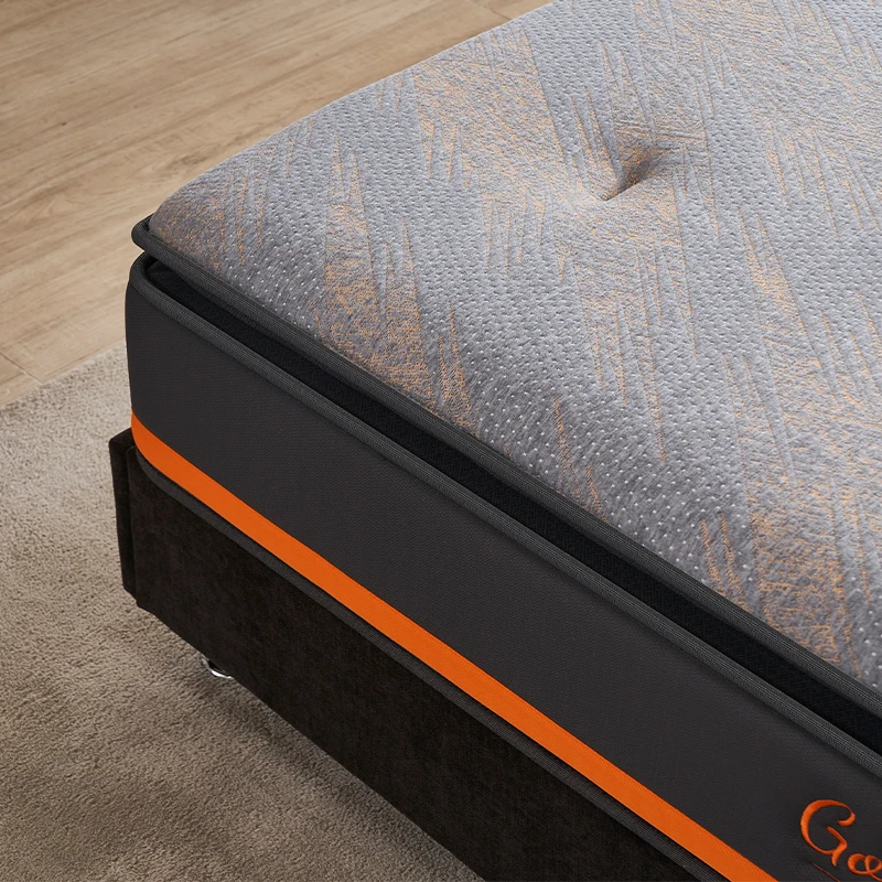 Orthopedic King Queen Full Size In A Box Rolled Up Hypo-allergenic Pillow Top Memory Foam Pocket Spring Mattress