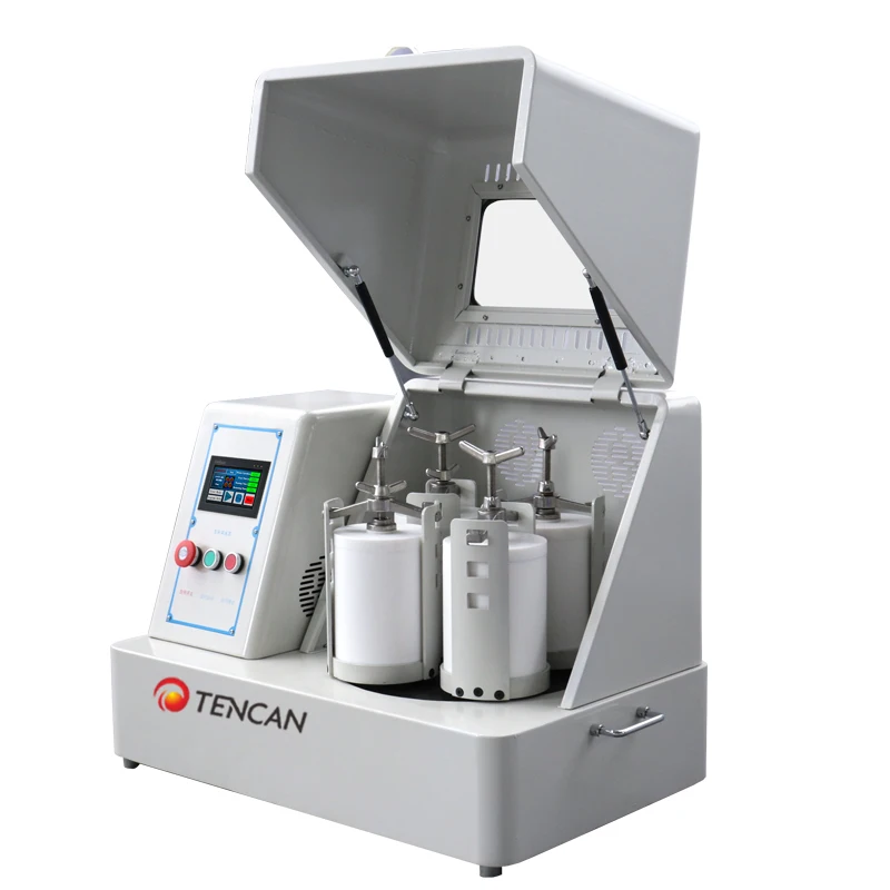 China Tencan 4L laboratory planetary ball mill make nano scale powder to 0.1 micron meter