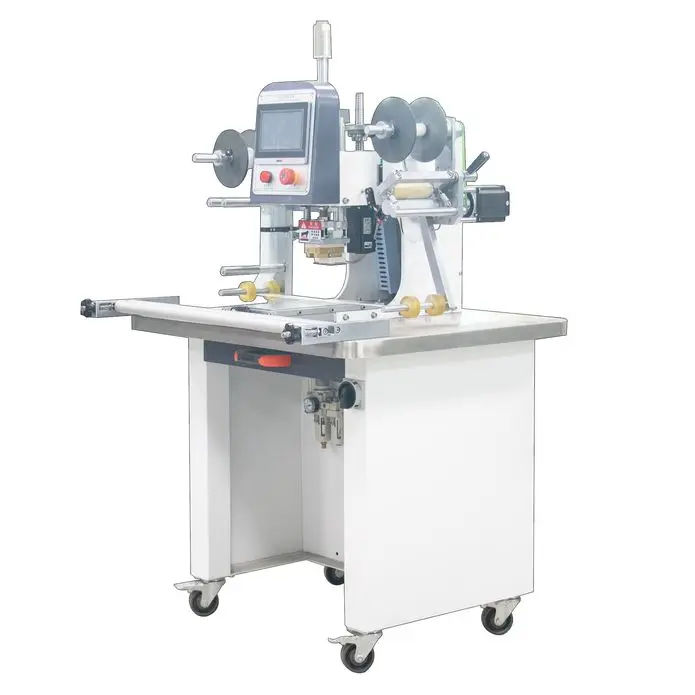 High-Speed Automatic Hot Foil Stamping Machine New Leather Cloth Insole Heat Transfer Printing Hot Selling Label Printer